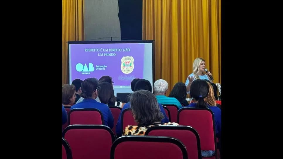 OURO VERDE REALIZA RODA DE CONVERSA SOBRE COMBATE À VIOLÊNCIA CONTRA A MULHER NO AGOSTO LILÁS