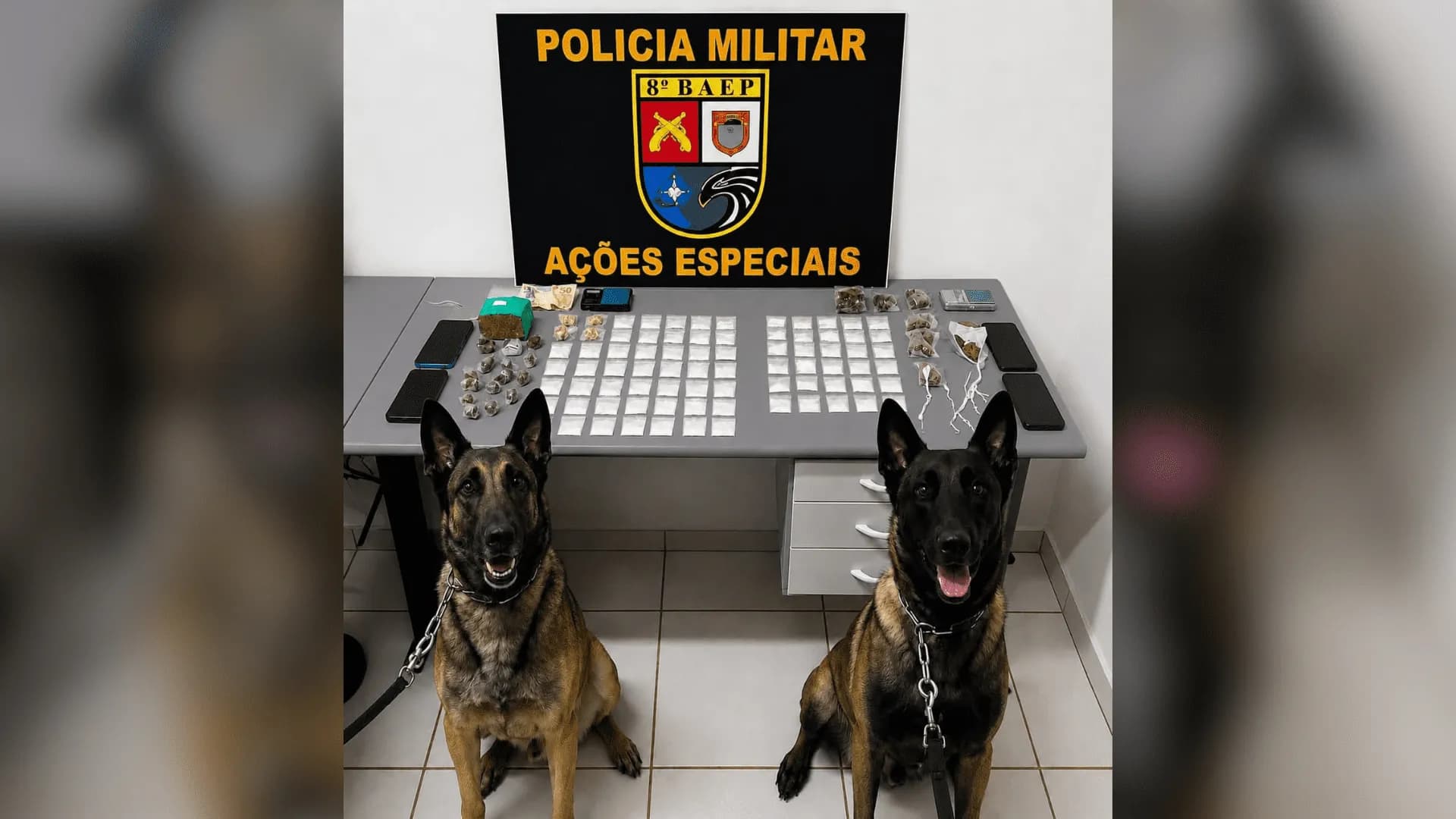 AÇÃO CONJUNTA DAS POLÍCIAS CIVIL E MILITAR PRENDE TRÊS POR TRÁFICO DE DROGAS EM NANTES