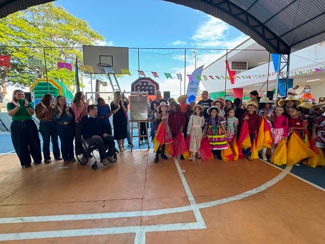 COM INVESTIMENTO SUPERIOR A R$ 1 MILHÃO, ESCOLA MUNICIPAL 'NAVIO' É REINAUGURADA EM PRESIDENTE PRUDENTE