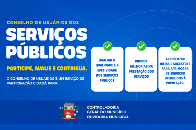 PREFEITURA PUBLICA CHAMAMENTO PARA COMPOR CONSELHO DE USUÁRIOS DOS SERVIÇOS PÚBLICOS